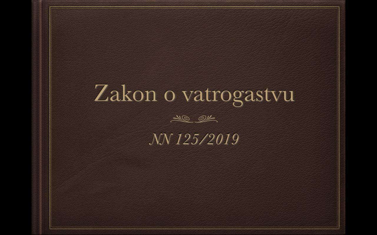 Novi Zakon o vatrogastvu