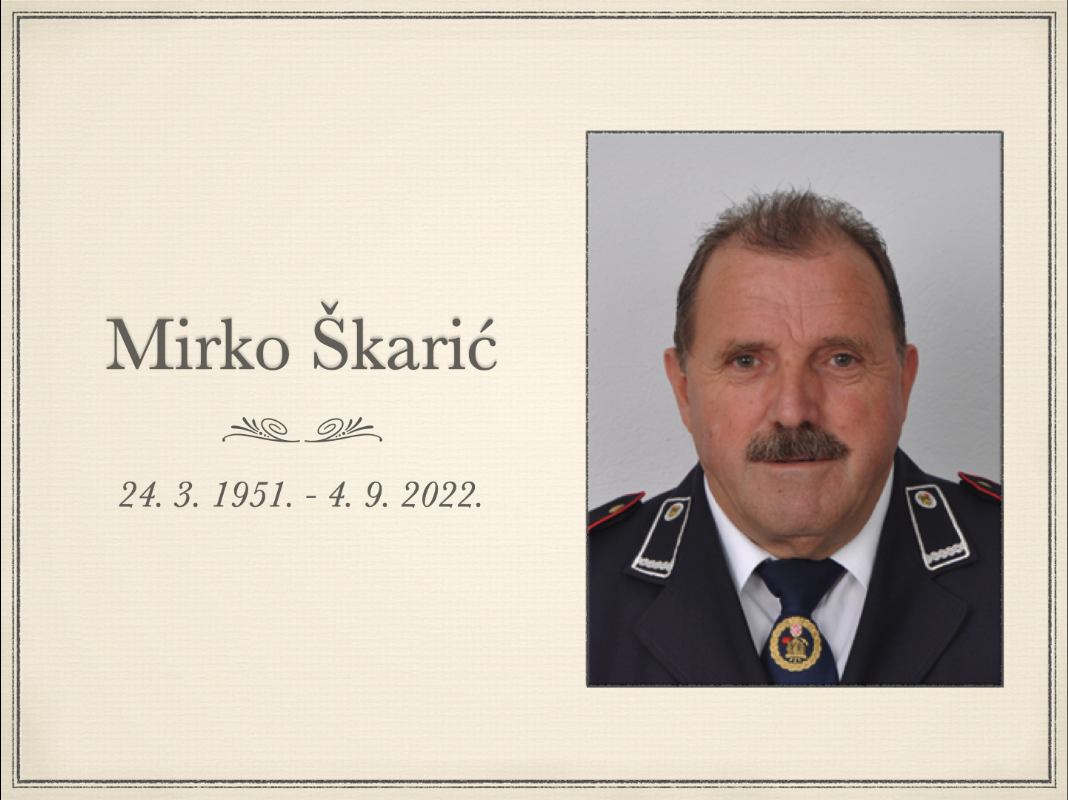 Preminuo je naš kolega i prijatelj Mirko Škarić