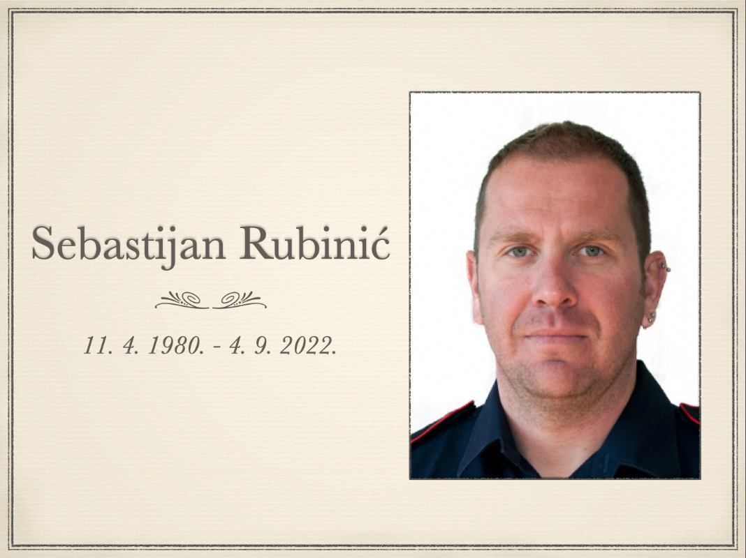 Preminuo je naš dragi kolega Sebastijan Rubinić