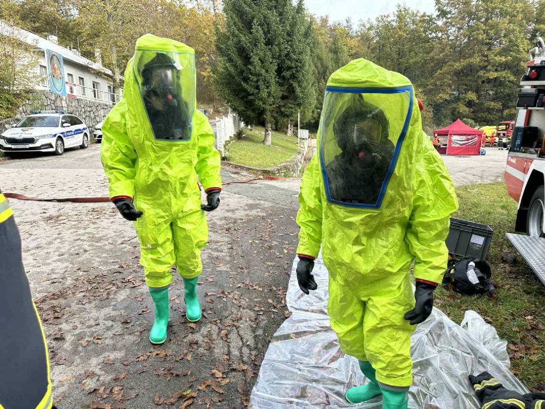 Vježba odgovora na posljedice potresa