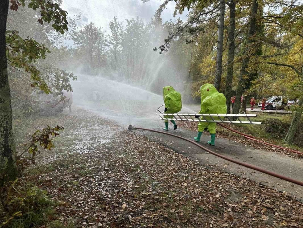 Vježba odgovora na posljedice potresa