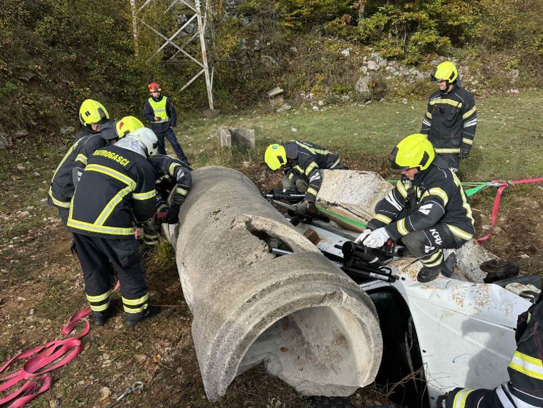 Vježba odgovora na posljedice potresa